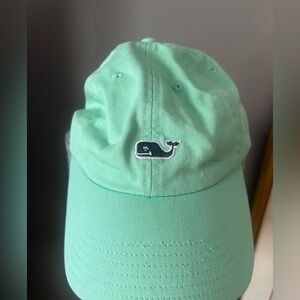 Vineyard Vines Mint Green Logo Strapback Cap